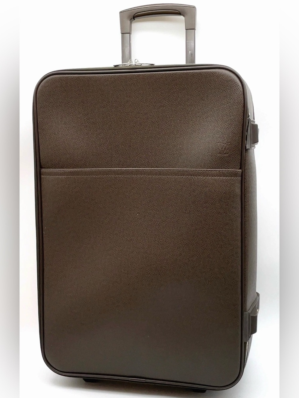 Louis Vuitton Brown Textured Roll-Top Carry-On Pegasus 55 TAIGA BROWN ZIP TRAVEL